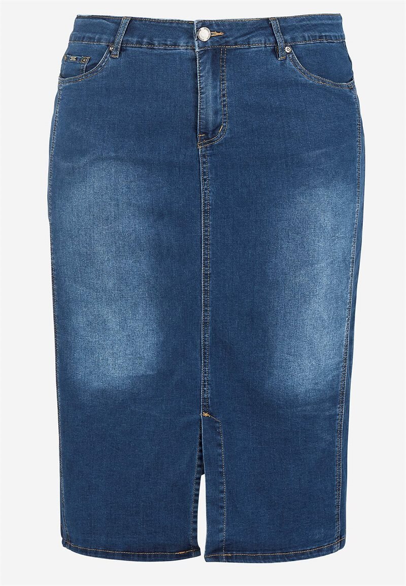 Superstretchig jeanskjol Willa